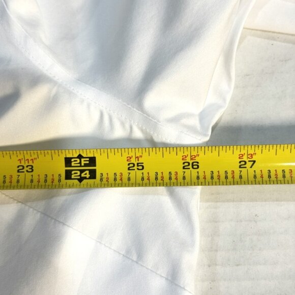 Investments II Woman TAYLOR Gold Label Button Up Shirt 20W White Work Top - Picture 11 of 15